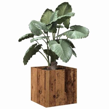 shumee vidaXL Lonec za sadike iz starega lesa 40x40x40 cm