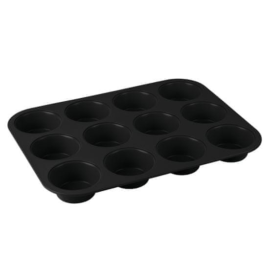 Berlingerhaus Pekač za mafine 12 kosov Matte Black Collection BH-7950
