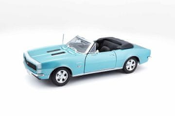 Maisto - 1967 CHEVROLET CAMARO SS 396 CONVERTIBLE, turkizna kovinska barva, 1:18