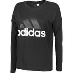 Adidas Majice črna XL Essentials Linear Longsleeve W