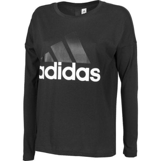 Adidas Majice črna XL Essentials Linear Longsleeve W