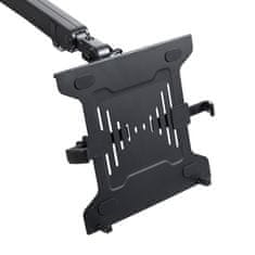 Maclean Maclean MC-813 Dvojni namizni nosilec za monitor in prenosni računalnik 17"-32" 2x8kg VESA 75x75, 100x100