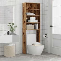 Vidaxl omara za pralni stroj Old Wood 64x24x190 cm