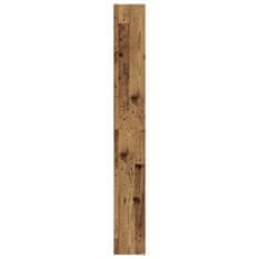 Vidaxl omara za pralni stroj Old Wood 64x24x190 cm