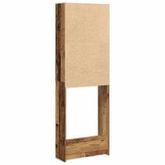 Vidaxl omara za pralni stroj Old Wood 64x24x190 cm