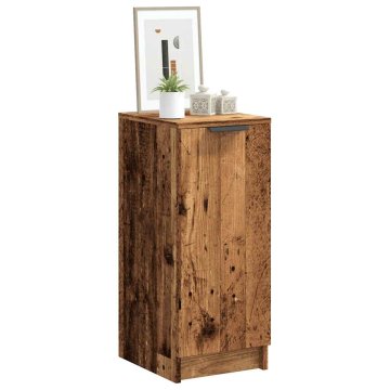 Vidaxl vidaXL Omarica za čevlje, starinski les, 29,5 x 35 x 70 cm