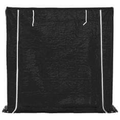 Vidaxl vidaxL Stojalo za drva z dežnim pokrovom 200x40x200 cm pocinkano jeklo