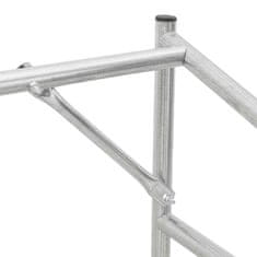 Vidaxl vidaxL Stojalo za drva z dežnim pokrovom 150x80x200 cm pocinkano jeklo