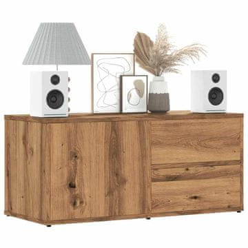 Vidaxl vidaXL TV omarica Artisan hrast 80x34x35,5 cm Material na osnovi lesa
