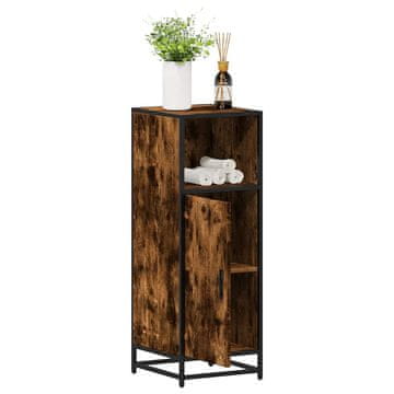 Vidaxl vidaXL Kopalniška omarica dimljen hrast 35x37,5x100 cm