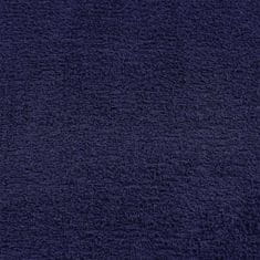 Vidaxl Brisače 10 kos modra 30x30 cm 360 g/m² 100% bombaž