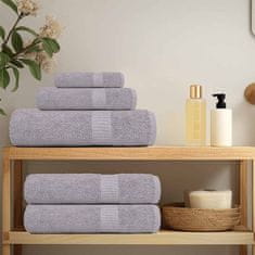 Vidaxl Brisače za savno 4 kos siva 80x200 cm 360 g/m² 100% bombaž