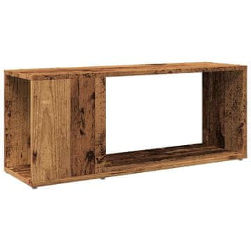 Vidaxl TV omarica Old Wood 80x24x32cm inženirski les