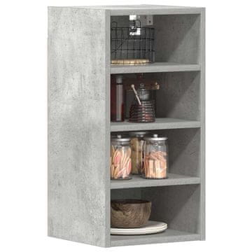 Vidaxl vidaXL Stenska omarica betonsko siva 30x29,5x60 cm