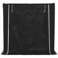 Vidaxl vidaxL Stojalo za drva z dežnim pokrovom 200x60x200 cm pocinkano jeklo