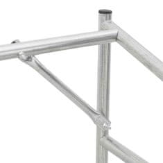 Vidaxl vidaxL Stojalo za drva z dežnim pokrovom 200x60x200 cm pocinkano jeklo