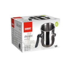 Banquet AKCENT 2,5l kuhalnik mleka iz nerjavečega jekla