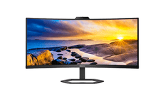 Philips 34E1C5600HE monitor, 86,36 cm, QHD, VA, ukrivljen, črn