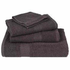 Vidaxl Brisače za tuširanje 25kos FROGN antracit 70x140 cm 100% bombaž