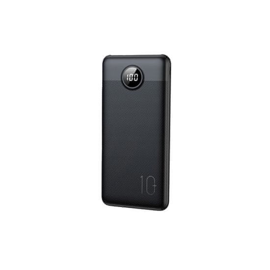 VEGER L10S PowerBank 10.000 mAh LCD, črn