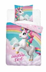 Detexpol Posteljno perilo Unicorn time Bombaž, 140/200, 70/80 cm