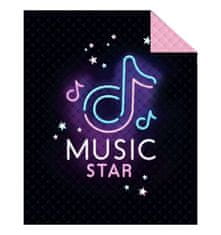 Detexpol Prevleka za posteljo Music Star Poliester, 170/210 cm