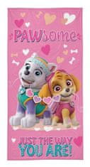 Detexpol Brisača Paw Patrol srca Bombaž - frotir, 70/140 cm
