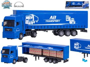Kids Globe Otroški globus Traffic truck MAN 30 cm kovinski prosti tek