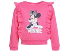 Disney Roza pulover z volančki Minnie Mouse 5-6 lat 116 cm