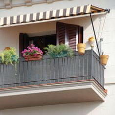 Gockowiak Prevleka za balkon, siva, 1x5 m