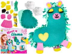 shumee Ustvarjalni komplet za vezenje, plišasta maskota, šivalna blazina DIY LAMA