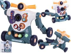 shumee Izobraževalni Walker 3v1 Push Scooter Ride On Blue