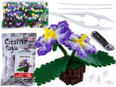 shumee Likalne perle 3D različica, šablona rožic mačehic, vrečka, vrečka za likanje
