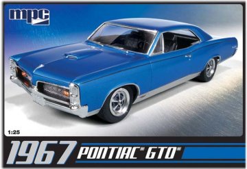 shumee Komplet plastičnih modelov MPC (ZDA) - 1967 Pontiac GTO