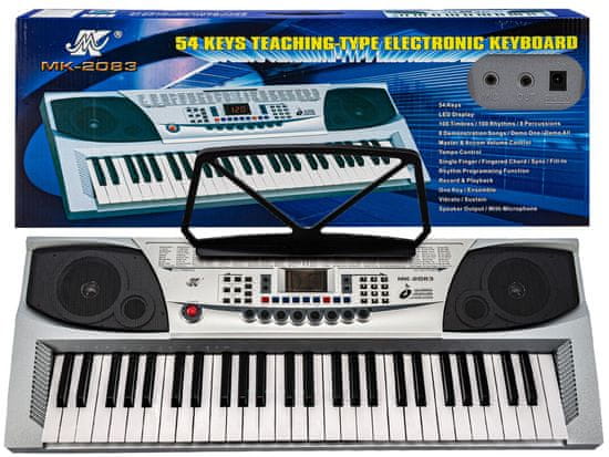 shumee Klaviatura MK-2083 54 tipk 100 ritmov