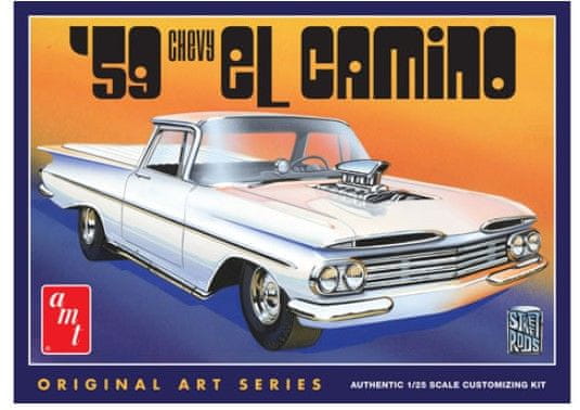 shumee Plastični model - Avto 1959 Chevy El Camino (Originalna umetniška serija) 1:25 - AMT