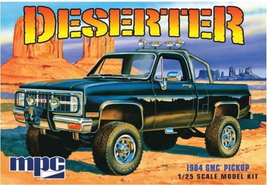 shumee Plastični model - Avto 1984 GMC Pickup (črna) - MPC
