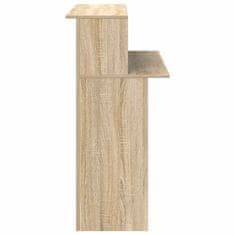 Vidaxl Sprejemna miza sonoma hrast 100x50x103,5 cm inženirski les