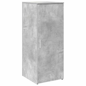 Vidaxl shranjevalna omara Betonsko siva 40x45x103,5 cm Inženirski les