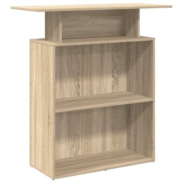 Vidaxl Sprejemna miza sonoma hrast 100x40x104 cm inženirski les