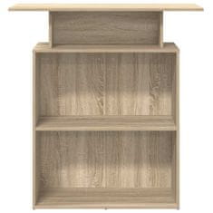 Vidaxl Sprejemna miza sonoma hrast 100x40x104 cm inženirski les