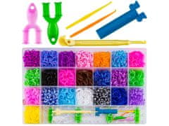 shumee Set gumic za izdelavo zapestnic, ogrlic, kroglic 4400 kosov
