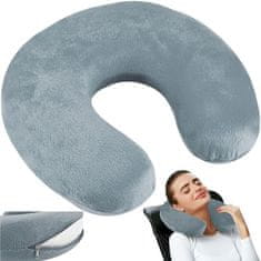 Trizand Potovalni vzglavnik sive barve P7973