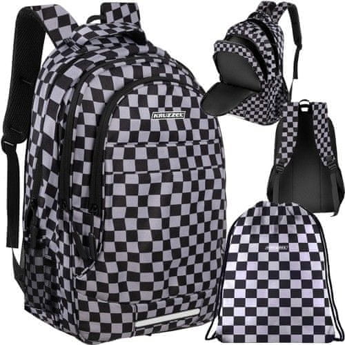 Kruzzel Nahrbtnik 30L - šahovnica Kruzzel 24531