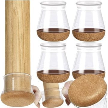 Ruhhy Pokrovi za noge stolov - komplet 4 kosov. Ruhhy