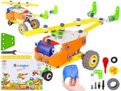 shumee Fleksibilni, konstrukcijski bloki 164 El. Avto, štirikolesnik, helikopter, letalo, robot za odvijanje in obračanje 5v1