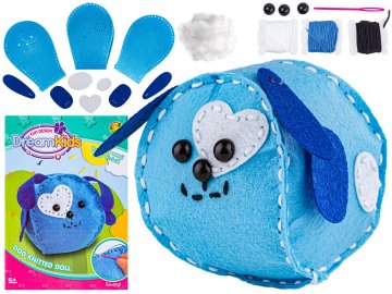 shumee Ustvarjalni set za vezenje, maskota, plišaste živali za šivanje hišnih ljubljenčkov DOG