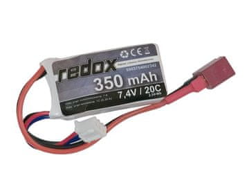 shumee Redox 350 mAh 7.4V 20C DEAN - LiPo paket