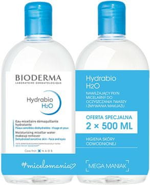 Bioderma Komplet vlažilne micelarne vode Hydrabio H20