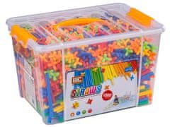 shumee Konstrukcijske slamice, kocke, palice 1000 El, etui, 3D